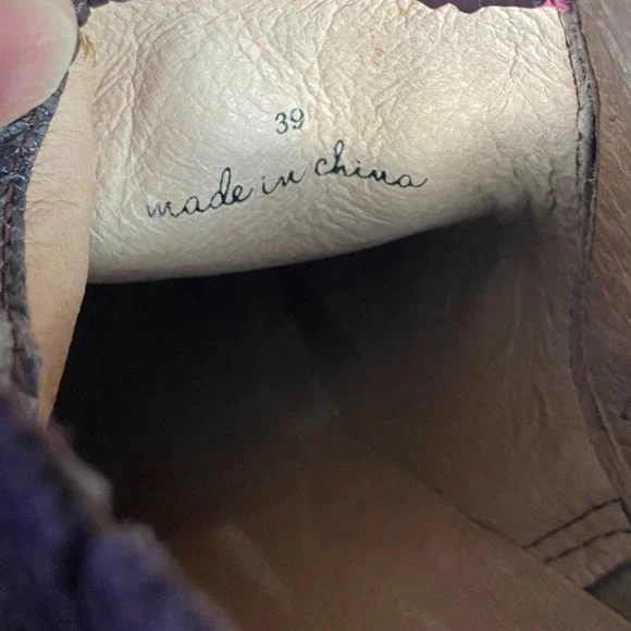 Joie Barlow Ankle Boot in Plum Suede Size 39 - Picture 4 of 8